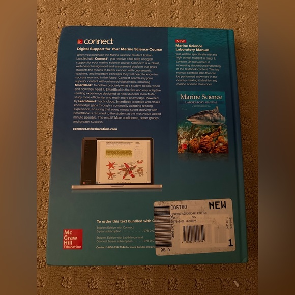 Marine Science Castro Textbook - Picture 2 of 3